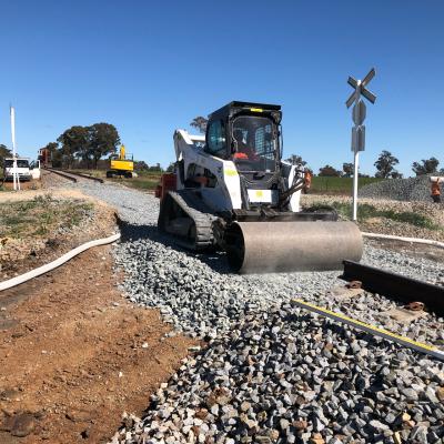Road crossing upgrade during the Southern ARTC super shutdown
